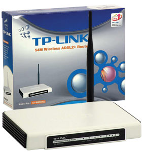 Modem ADSL2+ Ethernet Router + Wireless AP TP-Link TD-W8101G - 