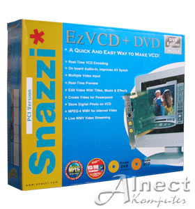 Video Editing Card PCI Snazzi* Ez VCD + DVD