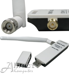 USB Wi-Fi Adapter TP-Link TL-WN422G + External Antenna - 